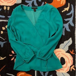 J.Crew size 00P crapey faux wrap top